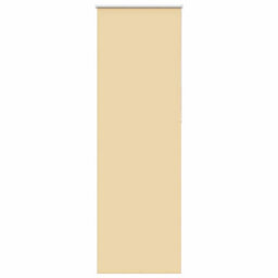 Berkfield Durable Roller Blind Blackout Beige 80X230 Cm Fabric Width 75.7 Cm Polyester