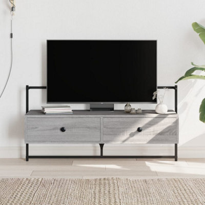 Walplus Tv Cabinet Wall-Mounted Grey Sonoma 100.5X30X51 Cm Engineered Wood - image 1