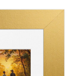 Ak Frames Gold 10X10 Frame With 8X8 Mount And Perspex Front - thumbnail 8