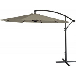 Signature Weave 3M Banana Cantilever Parasol Sun Shade Umbrella Beige Canopy - thumbnail 1