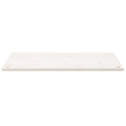 Berkfield Desk Top White 100X50X2.5 Cm Solid Wood Pine - thumbnail 3