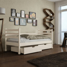 Arte Melani Cotton 90 X 190Cm Single Bed With Storage - Foam/bonnell Mattress Included - thumbnail 1