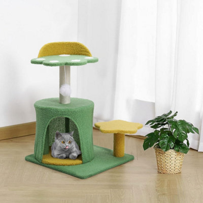 Thehotsale Cat Tree With Sisal Scratching Post And Hanging Ball Toy - image 1