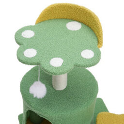 Thehotsale Cat Tree With Sisal Scratching Post And Hanging Ball Toy - thumbnail 4