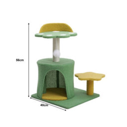 Thehotsale Cat Tree With Sisal Scratching Post And Hanging Ball Toy - thumbnail 6
