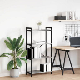 Berkfield Bookcase Grey Sonoma 60 X 30 X 118 Cm Engineered Wood