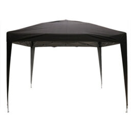 Sundaze 3X3M Black Pop Up Gazebo Tent Outdoor Garden Shelter Folding Marquee Canopy With Frame (No Side Panels) - thumbnail 1