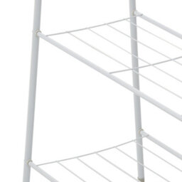 Living And Home White Metal Freestanding Coat Rack For Bedroom 60Cm W X 36Cm D X 152Cm H - thumbnail 5