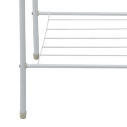 Living And Home White Metal Freestanding Coat Rack For Bedroom 60Cm W X 36Cm D X 152Cm H - thumbnail 7