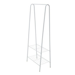 Living And Home White Metal Freestanding Coat Rack For Bedroom 60Cm W X 36Cm D X 152Cm H - thumbnail 4