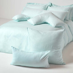Homescapes Blue Continental Egyptian Cotton Pillowcase 330 Tc, 60 X 60 Cm - thumbnail 4