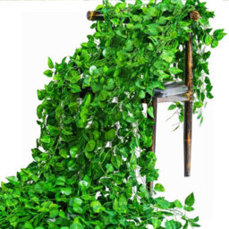 Amorly 24Pcs 220Cm Green Vines Fake Plant Vine Leaves, Hanging Fake Vine Leaves, Home Kitchen Garden Office Wedding Wall Decor - thumbnail 3