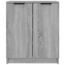 Berkfield Shoe Cabinet Grey Sonoma 59X35X70 Cm Engineered Wood - thumbnail 3