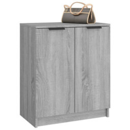 Berkfield Shoe Cabinet Grey Sonoma 59X35X70 Cm Engineered Wood - thumbnail 7