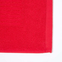 Homescapes Imperial Plain Cotton Red Bath Mat - thumbnail 4