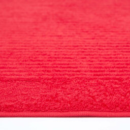 Homescapes Imperial Plain Cotton Red Bath Mat - thumbnail 3