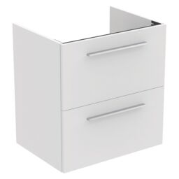 Ideal Standard I.life A Matt White Wall-Mounted Vanity Unit & Basin Set With 2 Chrome Effect Handle (W)600mm (H)630mm - thumbnail 5