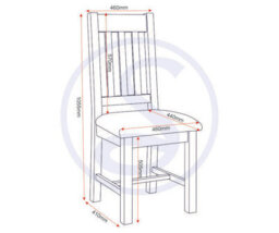 Seconique Windsor Pair Of Dining Chairs Ivory With Oat Fabric Seat - thumbnail 4
