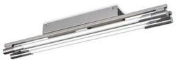 Luminosa Lighting Luminosa Casa 2 Light Flush Light Brushed Steel