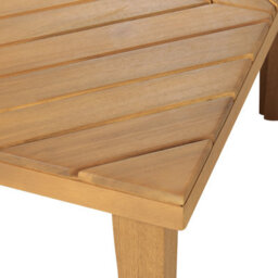 Beliani Garden Coffee Table Baratti 70 Cm 70 Cm Acacia Wood Brown - thumbnail 5