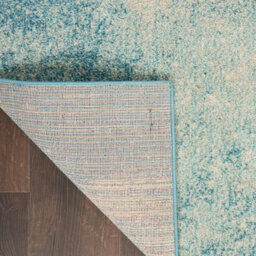 Navy Light Blue Luxurious Modern Abstract Dining Room Rug-114Cm X 175Cm - thumbnail 7