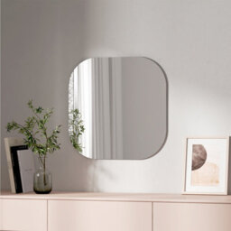Emke Square Wall Mounted Mirror 50Cm Decorative Wall-Mounted Hanging Bathroom Bedroom Living Room Vanity Mirror - thumbnail 1