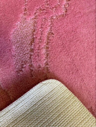 Dolphin Anti-Slip Bath Mat And Pedestal Mat 2 Piece Set - Pink - thumbnail 3