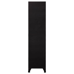 Vidaxl Locker Cabinet Black 90X45X180 Cm Steel - thumbnail 4