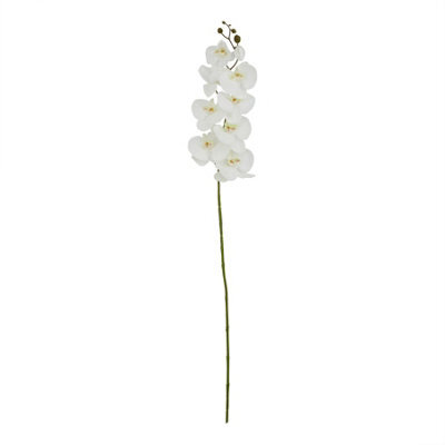 Wyld Haus Set Of 3 Tall White Butterfly Orchid Stems 1030mm Artificial Flowers - image 1