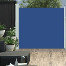Vidaxl Patio Retractable Side Awning 170X300 Cm Blue - thumbnail 2