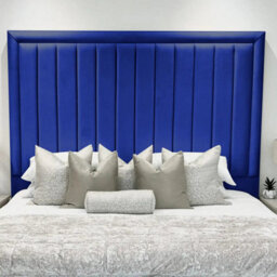 UKBEDFURNITURE Hampton Plush Velvet Upholstered Bed Frame - Blackboard With Mattress - thumbnail 3