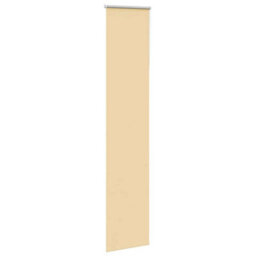 Berkfield Roller Blind Blackout Beige 40X210 Cm Fabric Width 35.7 Cm Polyester - thumbnail 3