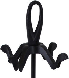 Trendi Black Fireside Companion Set Five Piece Set With Loop Tops  Perfect For All Rooms & Fireplace Settings - thumbnail 4