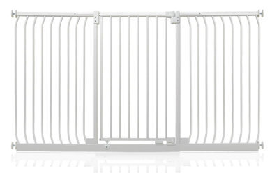Safetots Extra Tall Elite Safety Gate, 197Cm - 206Cm, Matt White, Extra Tall 96.8Cm In Height, Pressure Fit Stair Gate - image 1
