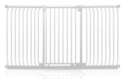 Safetots Extra Tall Elite Safety Gate, 197Cm - 206Cm, Matt White, Extra Tall 96.8Cm In Height, Pressure Fit Stair Gate - thumbnail 1