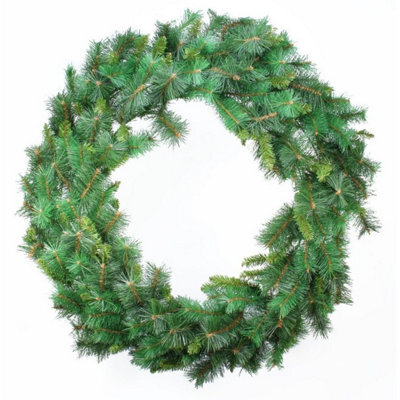 90Cm Imperial Majestic Wreath 230 Tips - Green - image 1