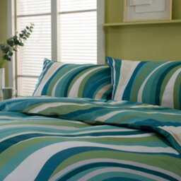 Deyongs Smith Wave 100% Cotton Duvet Cover Set Soft, Breathable & Stylish Bedding - thumbnail 3