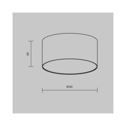 Luminosa Lighting Luminosa Zon Surface Mounted Downlight Matte Gold 3000K 600Lm - thumbnail 2