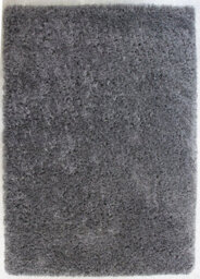 Loomed Slate Grey Thick Soft Shaggy Area Rug 160X230Cm - thumbnail 1