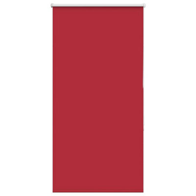 Berkfield Durable Roller Blind Blackout Red 85X150 Cm Fabric Width 80.7 Cm Polyester - image 1
