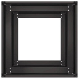 Berkfield Planter Black 40X40X80 Cm Cold-Rolled Steel - thumbnail 5
