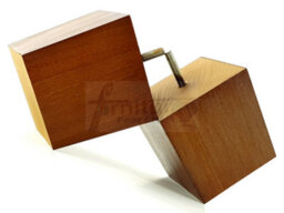 L&F 4X Solid Wooden Feet Replacement Furniture Legs 90mm Height Sofas Chairs Stools M10 Tsp2037 Dark Oak - thumbnail 5
