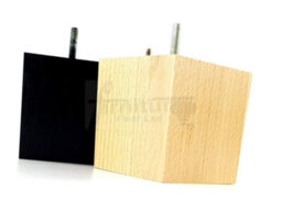 L&F 4X Solid Wooden Feet Replacement Furniture Legs 90mm Height Sofas Chairs Stools M10 Tsp2037 Dark Oak - thumbnail 9