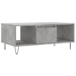 Berkfield Coffee Table Concrete Grey 90X50X36.5 Cm Engineered Wood - thumbnail 2