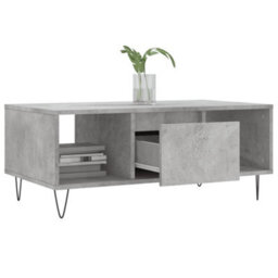 Berkfield Coffee Table Concrete Grey 90X50X36.5 Cm Engineered Wood - thumbnail 4