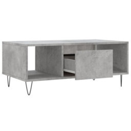 Berkfield Coffee Table Concrete Grey 90X50X36.5 Cm Engineered Wood - thumbnail 6