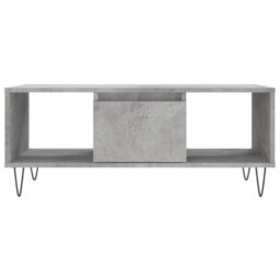 Berkfield Coffee Table Concrete Grey 90X50X36.5 Cm Engineered Wood - thumbnail 5