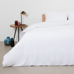 panda London Bamboo & French Linen Complete Bedding Set Coconut White - thumbnail 2