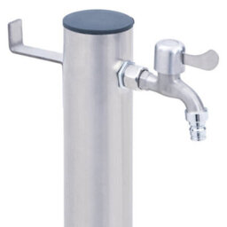 Walplus Garden Water Column 60 Cm Stainless Steel Round - thumbnail 6