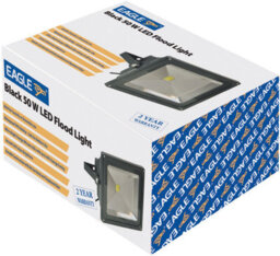 Netagon Outdoor Waterproof Ip65 Black Flood Security Light - 50W - thumbnail 2